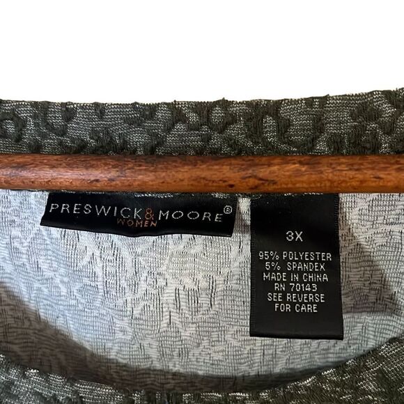 Preswick & Moore Scoop Neck Stretch Shirt - Picture 5 of 7
